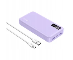 Ugreen PB312 20000 mAh USB-C 20W violetinė