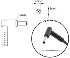 Nešiojamojo kompiuterio maitinimo adapteris Movano 180 W, 3 mm, 9 A, 20 V