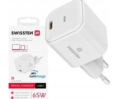 Swissten GaN Travel Charger USB-C 65W