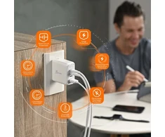 Nešiojamojo kompiuterio maitinimo adapteris j5create 70 W, (JUP4370EF-N)