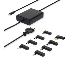 Nešiojamojo kompiuterio maitinimo adapteris Nedis 100 W, 5 A, (NBAU100110BK)