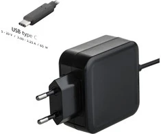 Akyga Nešiojamojo kompiuterio pakrovėjas AK-ND-70 (5-20V / 3-3.25A 65W) USB Type-C 1.2m
