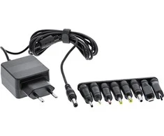 InLine Universalus nešiojamojo kompiuterio maitinimo šaltinis - InLine 5V / 15W su 8 nuimamais kištukais - MR0- USB - USB-C