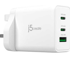 Nešiojamųjų įrenginių įkroviklis j5create j5create JUP3365F-FN, baltas, skirtas naudoti patalpose