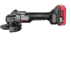Nestūmioji šlifavimo mašina (kampinė) Mova bešepetėlinė 20V 1300W 125mm (baterija ir įkroviklis komplekte) (PG125UPK)