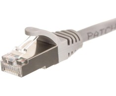 NETRACK BZPAT056F pataisomasis kabelis RJ45 beknis batas Cat 6 FTP 0 5m pilkas