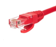 NETRACK BZPAT16R Netrack prailginimo laidas RJ45, lietas dangtelis, kat. 6 UTP, 1 m raudonas