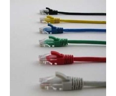 NETRACK BZPAT16B Netrack patch kabelis RJ45, be kliūčių, Cat 6 UTP, 1m mėlynas