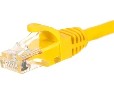NetRack patchcord RJ45 užtvindyta katė. 6 UTP 5m geltona (BZPAT56Y)