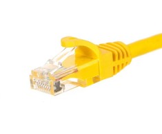 NetRack patchcord RJ45, užtvindytas viršelis, 6 kat. UTP, 2 m geltona (BZPAT26Y)