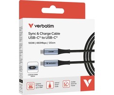 USB Neutralle USB-C - USB-C kabelis 1,2 m, juodas (31848)