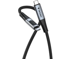USB Neutralle USB-C - USB-C kabelis 1,2 m, juodas (31848)