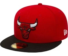 Kepurė New Era New Era Čikagos Bulls NBA bazinis dangtelis 10861624 Raudona 7 1 / 4