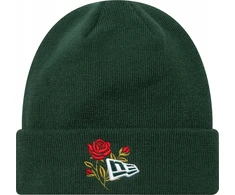Kepurė New Era New Era Rose Icon Cuff Knit Beanie Hat 60580736 žalia OSFM