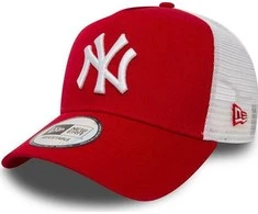 Kepurė New Era New York Yankees dangtelis Clean A Frame Trucker raudonas (11588488)