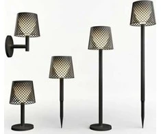 New Garden 0,5W LED įkraunamas šviestuvas GRETA SOLAR, juodas, 3000K, IP65