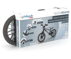 Chillafish – lengvas balansinis dviratis „BMXie Vroom“, 12 colių, antracito spalvos, 1,5–4 metų amžiaus (CPMX05ANT)