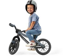 Chillafish – lengvas balansinis dviratis „BMXie Vroom“, 12 colių, antracito spalvos, 1,5–4 metų amžiaus (CPMX05ANT)