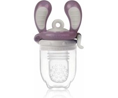 New! Special offer! Kidsme Food Feeder kūdikio maitinimo priemonė kietam maistui (vidutinė) Slyva nuo 4 mėnesių 160350PL