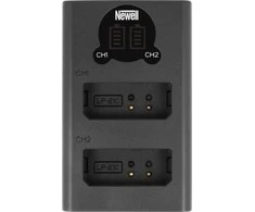 Newell DL-USB-C dviejų kanalų įkroviklis, skirtas LP-E10