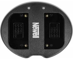 Newell SDC-USB dviejų kanalų įkroviklis NP-F550, FM50, FM500H serijos baterijoms
