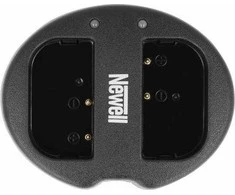 Dviejų kanalų įkroviklis Newell SDC-USB skirtas DMW-BLF19E baterijoms