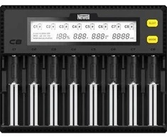 Įkroviklis Newell Smart C8 skirtas NiMH / Li-Ion baterijoms