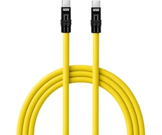 USB-C Laidas - Newell USB-C 100W Greito Įkrovimo Laidas 2m Silikoninis Geltonas-Juodas