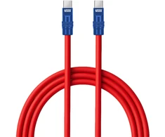 USB-C kabelis - Newell USB-C 100W 2m silikoninis raudonas-mėlynas