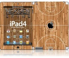 Other Brand Kito prekės ženklo Nexgen Skins su 3D efektu, skirtas iPad 2/3/4 (Hardwood Classic 3D)