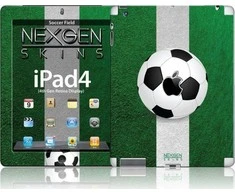 Other Brand „Nexgen Skins“ su 3D efektu, skirta „iPad 2/3/4“ (futbolo laukas 3D)