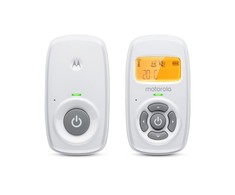 Motorola Nursery garso auklė AM24 su DECT ryšiu, LCD ekranu ir 300 m veikimo nuotoliu
