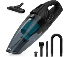 Dulkių siurblys Carruzzo Niceboy ION Hurricane R3 22,2 V WET DRY juoda / Bezprzewodowy odkurzacz rankinis / odkurzanie na sucho + na mokro / 150W / HEPA