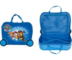 Nickelodeon PAW Patrol kelioninis lagaminas su ratukais vaikams | Mėlynas