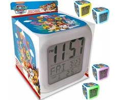 Kids Licensing Paw Patrol Skaitmeninis žadintuvas su žadintuvu 8x8x8 cm Paw Patrol