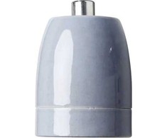 nielsen_light PORCELÆNSFATNING P7 E27 KERAMIK LYSEGRÅ