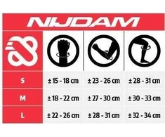 Nijdam RIEDUTININKŲ APSAUGŲ KOMPL SHIELD DYD L