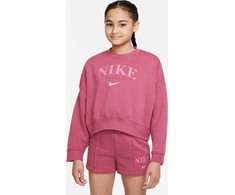 Nike Sportswear Trend Flc Crew Jr DV2563 633 džemperis