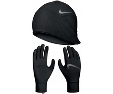 Nike Moterims Essential Bėgimo Kepurės ir Pirštinių Komplektas N1000595-082