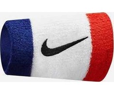 Riešinės sportui plačios Nike Swoosh mėlynos-baltos-raudonos N0001586620