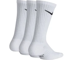 Nike Performance Cushioned Crew 3P Jr SX6842 100 kojinės