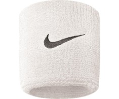 Nike Football Riešinės sportui Nike Swoosh baltos 2vnt. NN04101