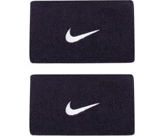 Riešinės sportui plačios Nike Swoosh Doublewide tamsiai mėlynos 2vnt. NN05416