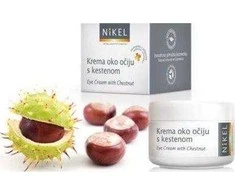 Nikel NIKEL, Šviesinantis paakių kremas su arklio kaštonu, 15ml