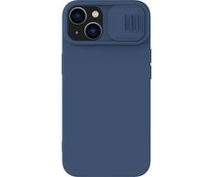 Dėklas Nillkin CamShield Silky Magnetic Silicone Apple iPhone 14 Plus tamsiai mėlynas