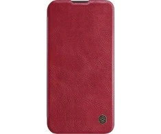 Dėklas Nillkin Qin Pro Leather Apple iPhone 14 Pro Max raudonas