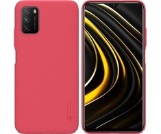 Nillkin Dėklas Nillkin Frosted do Xiaomi Poco M3 (Raudona) universalus