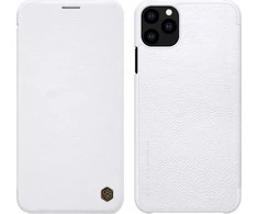 Dėklas Nillkin Qin skirtas Apple iPhone 11 Pro Max baltos spalvos