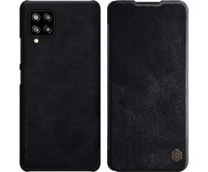 Nillkin Qin leather holster case Samsung Galaxy A42 5G dėklas telefonui juodos spalvos