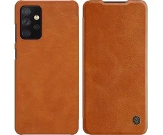 Dėklas NILLKIN QIN BOOK LEATHER CASE SAMSUNG GALAXY A72 4G BROWN
